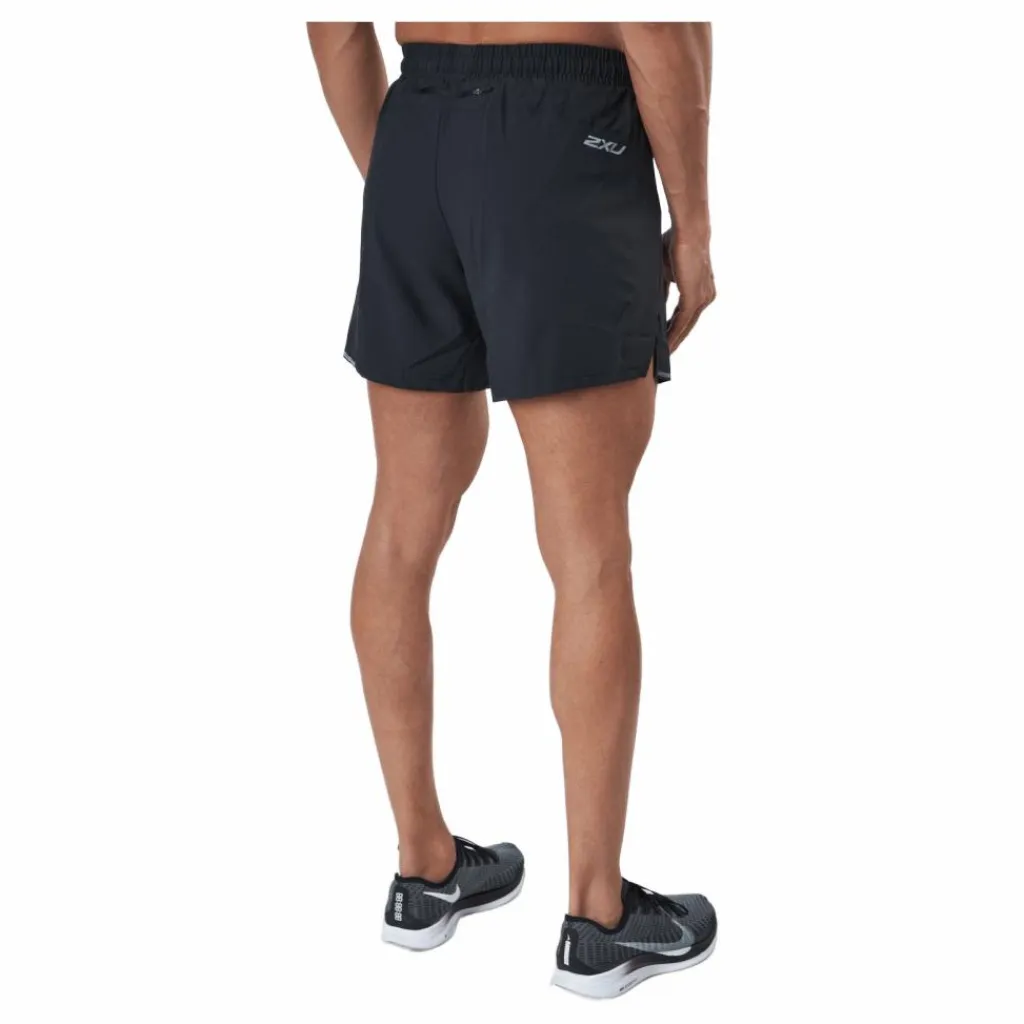Aero 5 Inch Shorts Black/silver Reflective*2XU Clearance