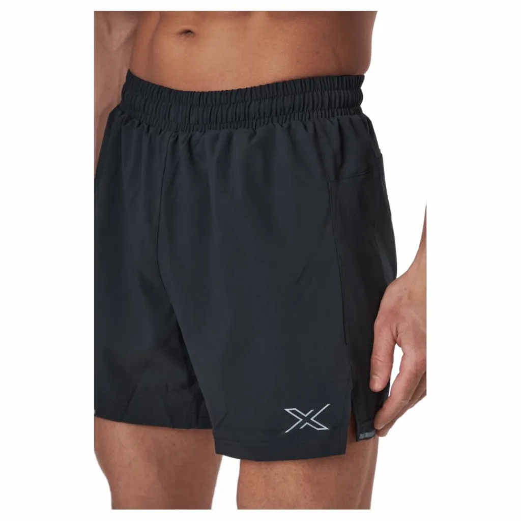 Aero 5 Inch Shorts Black/silver Reflective*2XU Clearance