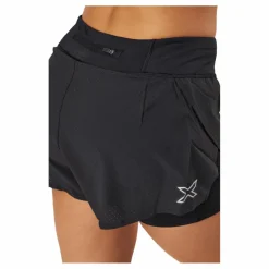 Aero 2-in-1 4 Inch Shorts Black/silver Reflective*2XU New