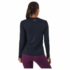 2XU Aero L/s Black/silver Reflective Svart Hot