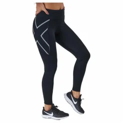 2XU Aero Vent Mid-rise Compressio Black/silver Reflective Svart Sale
