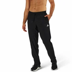 AEROREADY Essentials Stanford Open Hem Embroidered Small Logo Tracksuit Bottoms Black*adidas Best
