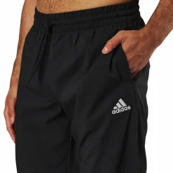 AEROREADY Essentials Stanford Open Hem Embroidered Small Logo Tracksuit Bottoms Black*adidas Best