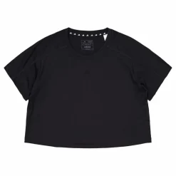 adidas AEROREADY Train Essentials 3 Bar Logo Crop T-Shirt Black Svart Sale