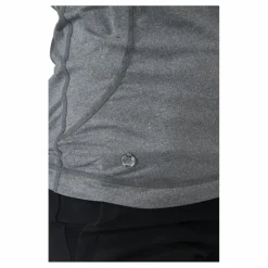 Agnes Ls Mock Neck Granite*Daily Sports Discount