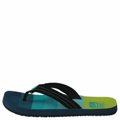 Reef Ahi Aqua/Green Turkos och Blå Outlet