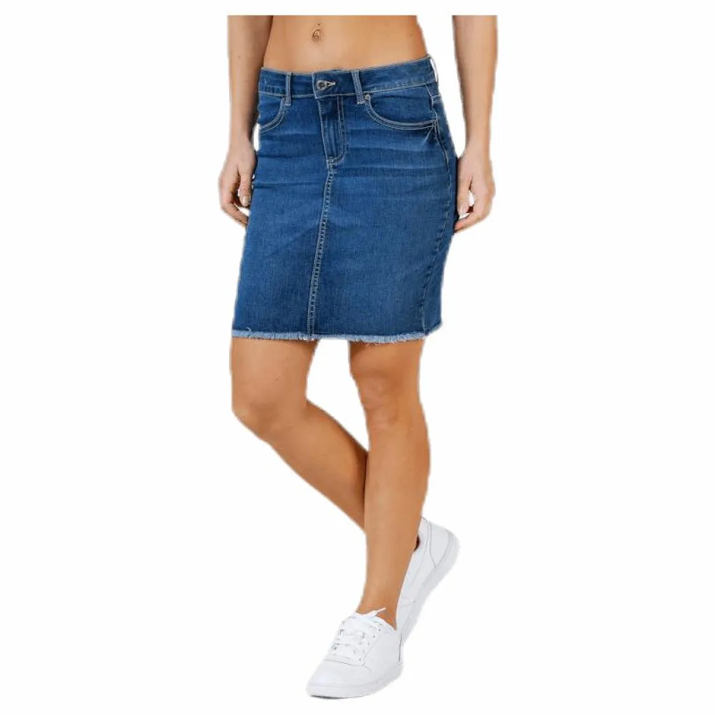 Aia Mw Dnm Skirt Blue*Pieces Hot