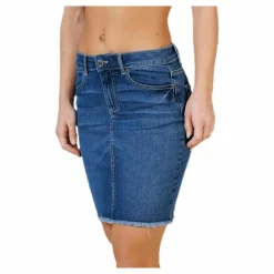 Aia Mw Dnm Skirt Blue*Pieces Hot