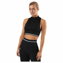 Aila Circular Sports Top Black*Only Play Discount