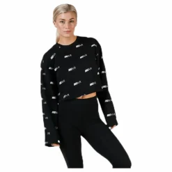 Air AOP Fleece Crew White/Black*Nike Clearance