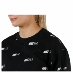 Air AOP Fleece Crew White/Black*Nike Clearance