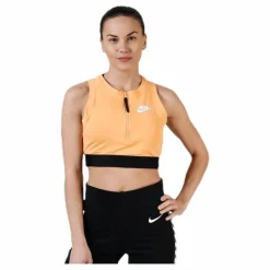 Nike Air Crop Top Orange Gul New