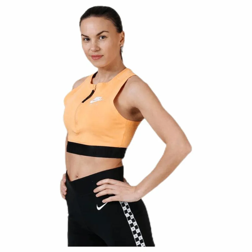Nike Air Crop Top Orange Gul New