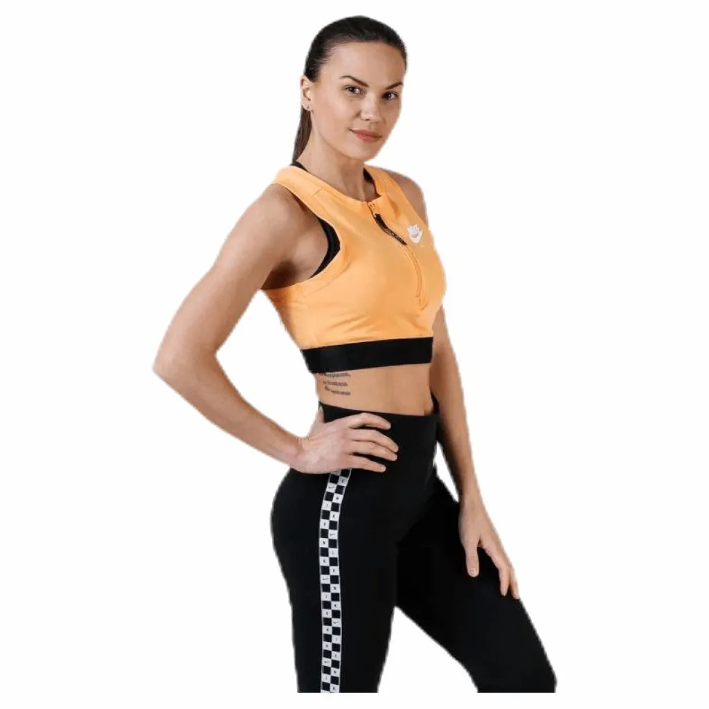Nike Air Crop Top Orange Gul New