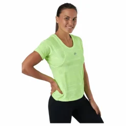 Nike Air Dri-fit Women's Short-slee Volt/reflective Silv Grön Online