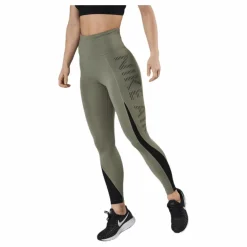 Nike Air Epic Fast Tight 7/8 Black/Green Svart och Grön