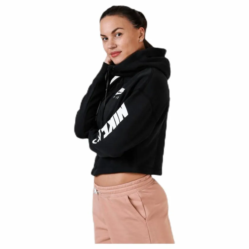Air FZ Fleece Hoodie White/Black*Nike New
