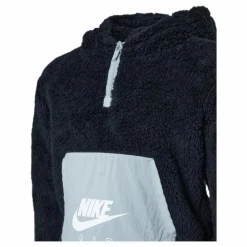 Air Sherpa Half Zip Hoodie Junior Black/Grey*Nike Sale