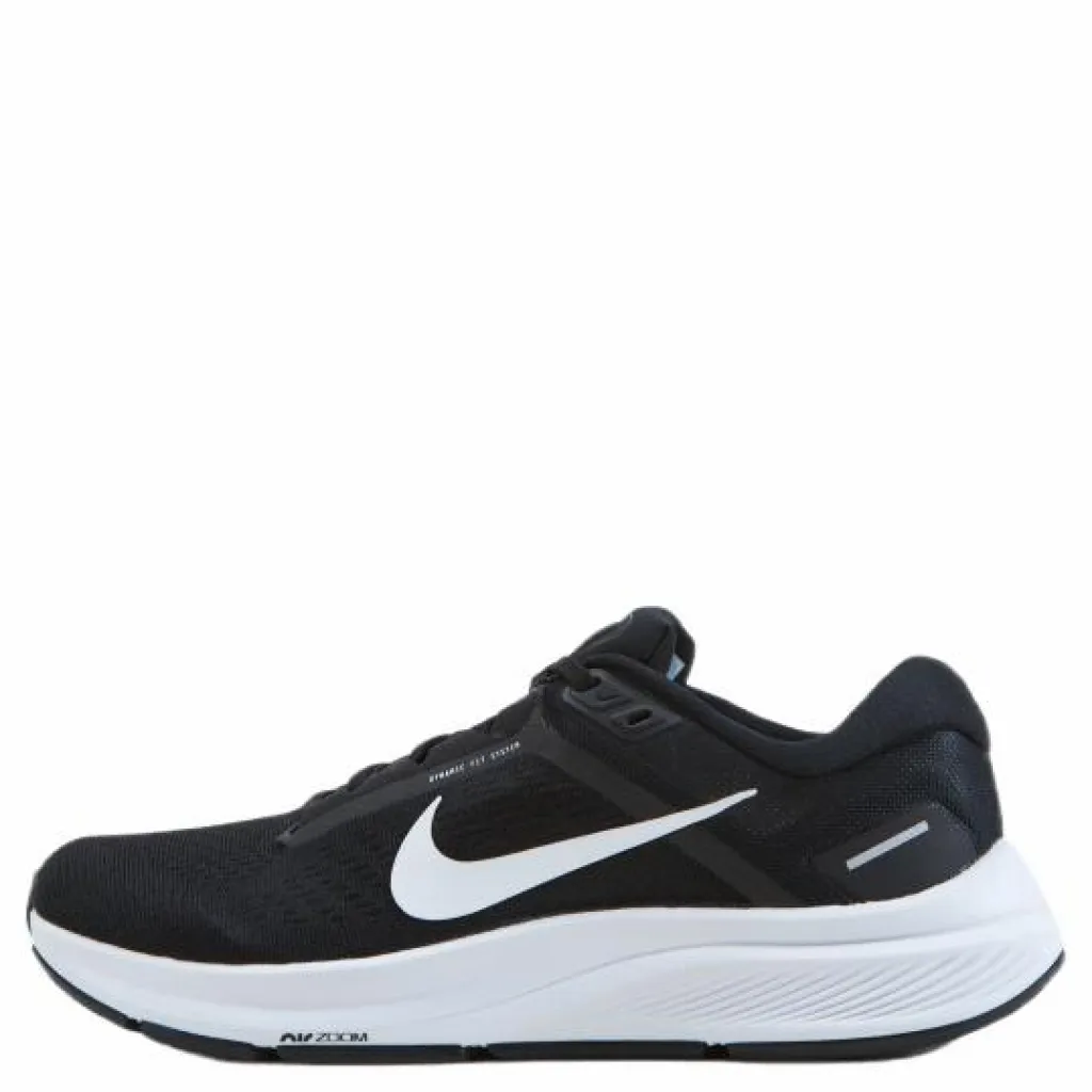 Nike Air Zoom Structure 24 Women's Road Running Shoes BLACK/WHITE Hot