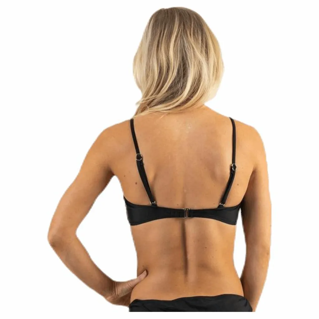 Waikani Beachwear Alani Bandeau Black Svart Clearance
