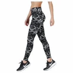 Endurance Alec Printed Tights White/Black Vit och Svart Outlet