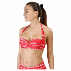 Wyte Alessandra Halterneck Red Röd Clearance