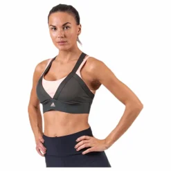 adidas All Me Layered Bra Green Blå Clearance