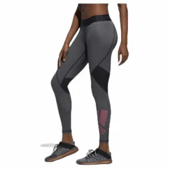 adidas Alphaskin Bos Long Tight Pink/Black Rosa och Svart Discount