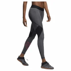 adidas Alphaskin Bos Long Tight Pink/Black Rosa och Svart Discount