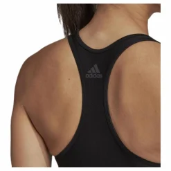 adidas Alphaskin Support Bra LG White/Black Svart Outlet
