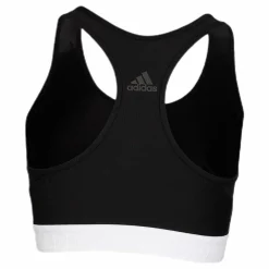 adidas Alphaskin Support Bra LG White/Black Svart Outlet