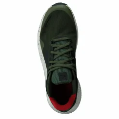 adidas Alphatorsion Shoes Wild Pine / Core Black / Vivid Red Grön New