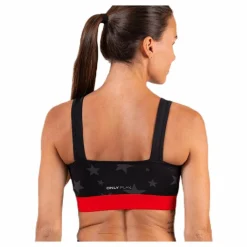 Only Play Alya Aop Sports Bra Black Svart Clearance