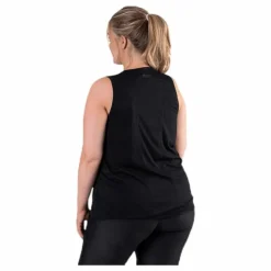 BLACC Alya Plus Size tank Black Svart