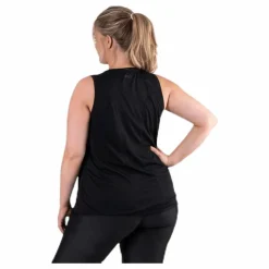 BLACC Alya Plus Size tank Black Svart