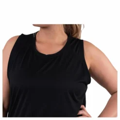 BLACC Alya Plus Size tank Black Svart