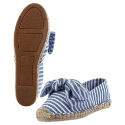 Svea Amanda Knot Espandrillo Blue/White Blå och Vit Sale