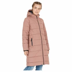 Whistler Amaretto W Long Puffer Jacket Cognac Rosa Online