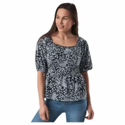 Anthea Ss Top Blue*Pieces New