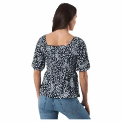 Anthea Ss Top Blue*Pieces New