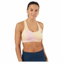 adidas Aop Bra Top Blilil/almyel Beige New