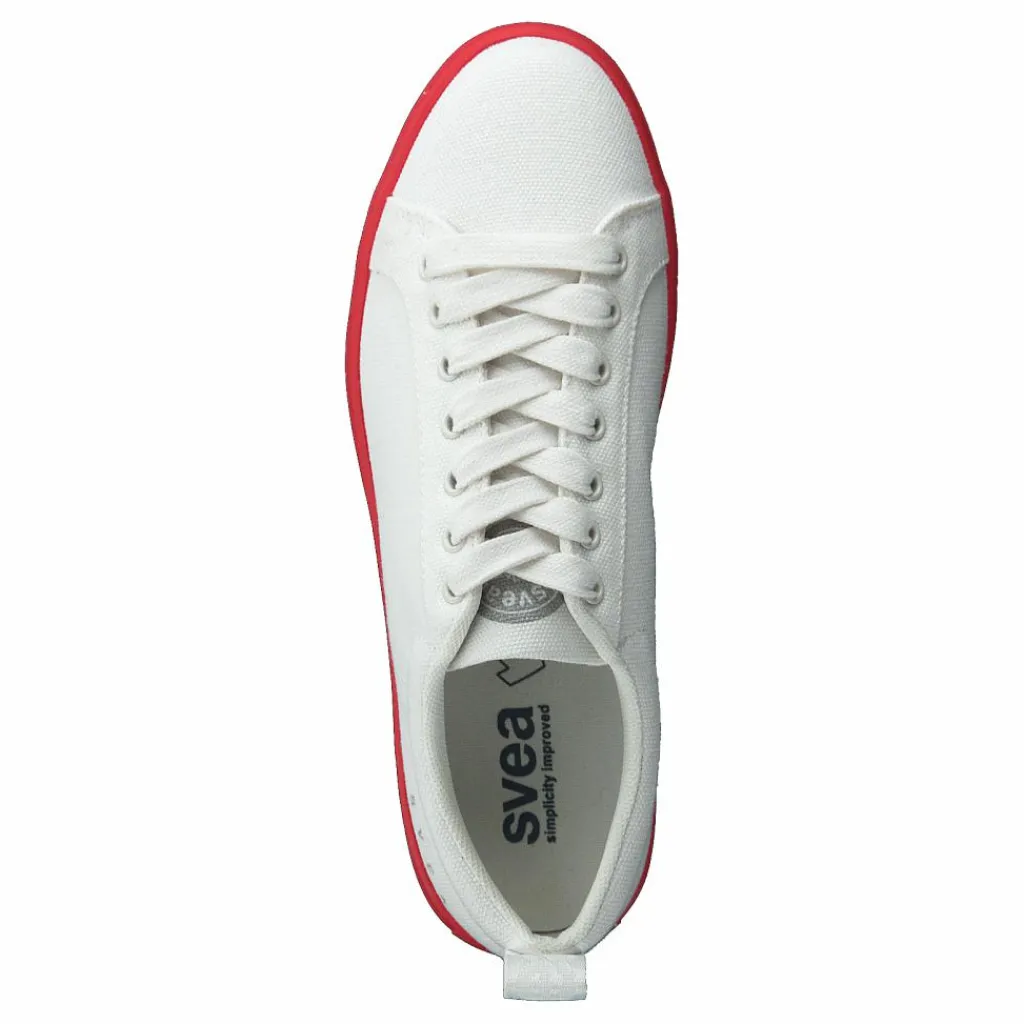 Arlo Three Antique White, Red Outsole*Svea Best