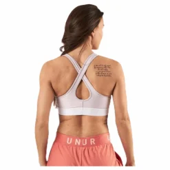 Under Armour Armour Mid Crossback Bra Pink Rosa Online