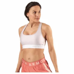 Under Armour Armour Mid Crossback Bra Pink Rosa Online