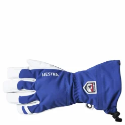 Hestra Army Leather Heli Ski Blue Blå Clearance