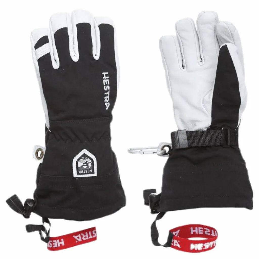 Hestra Army Leather Heli Ski Junior White/Black Vit och Svart Online