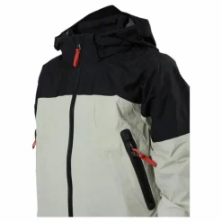 Didriksons Ash Kids Jacket Blue/Beige Blå och Beige Best