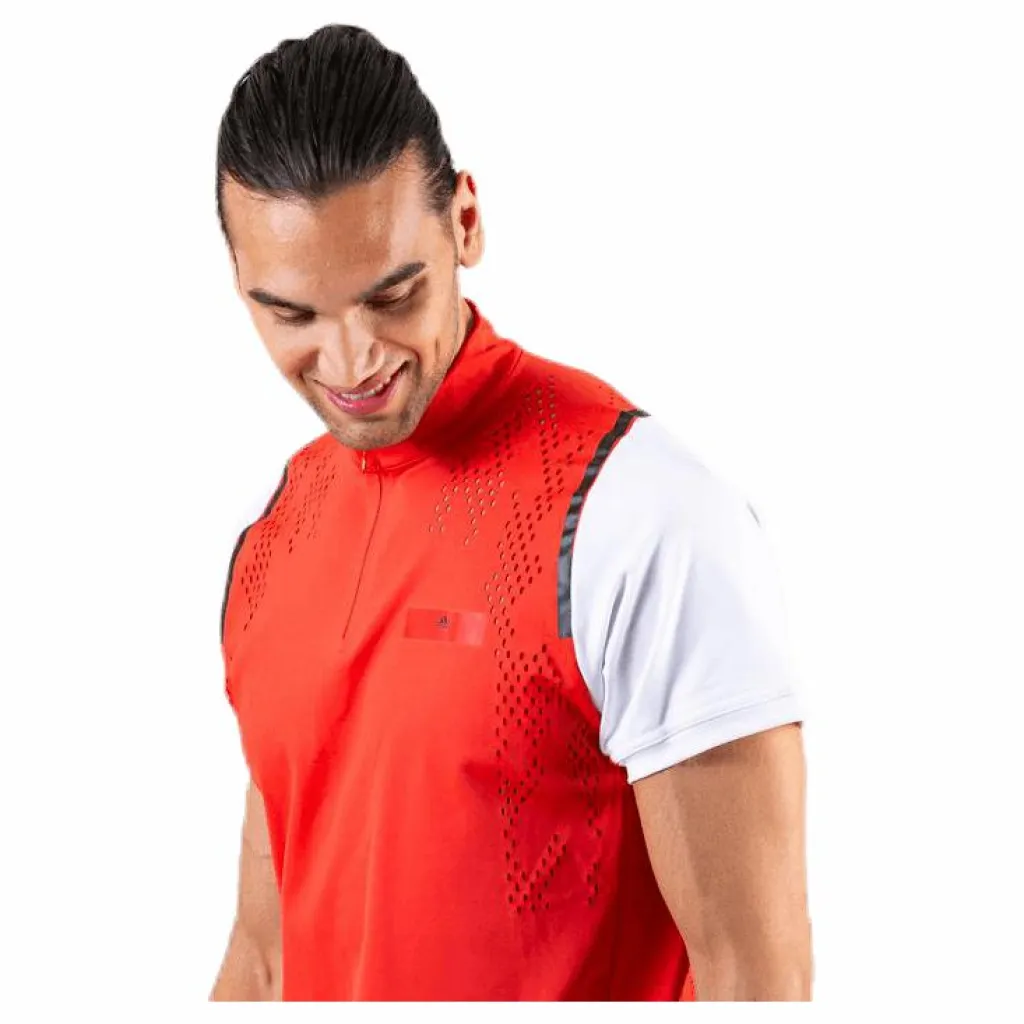 ASMC Zipper Tee White/Red*adidas Outlet