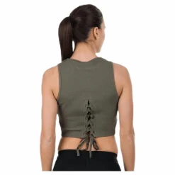 Better Bodies Astoria Laced Tank Green Grön Sale