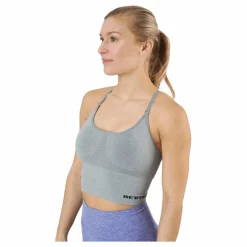 Better Bodies Astoria Seamless Bra Light Grey Melange Grå Outlet
